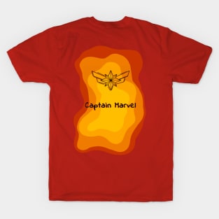 Captain Marvel Design T-Shirt